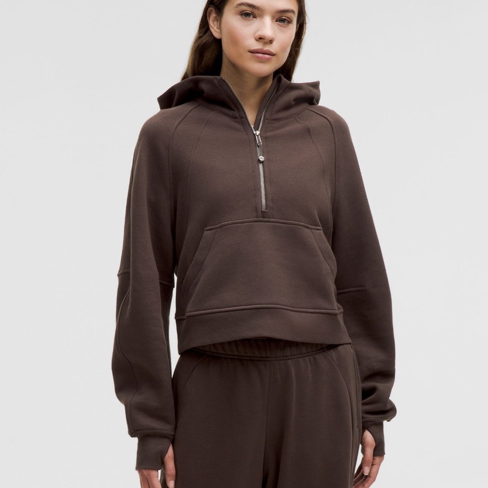 lululemon Espresso 1/2 Zip Hoodie
